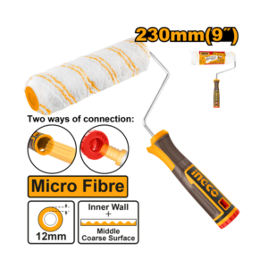 ROLO DE PINTURA MICRO FIBRA 12MM C/GARFO 23CM INGCO HRHT042301D