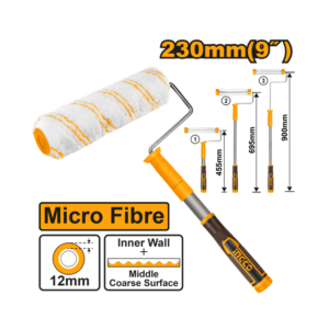 ROLO DE PINTURA MICRO FIBRA 12MM C/GARFO TELESCOPICO 23CM INGCO HRHT442302T