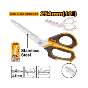 TESOURA PROFISSIONAL USO GERAL ACO INOX 254MM INGCO HSCRS25088