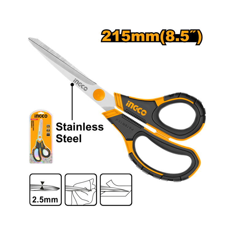 TESOURA USO GERAL 215MM INGCO HSCRS812001