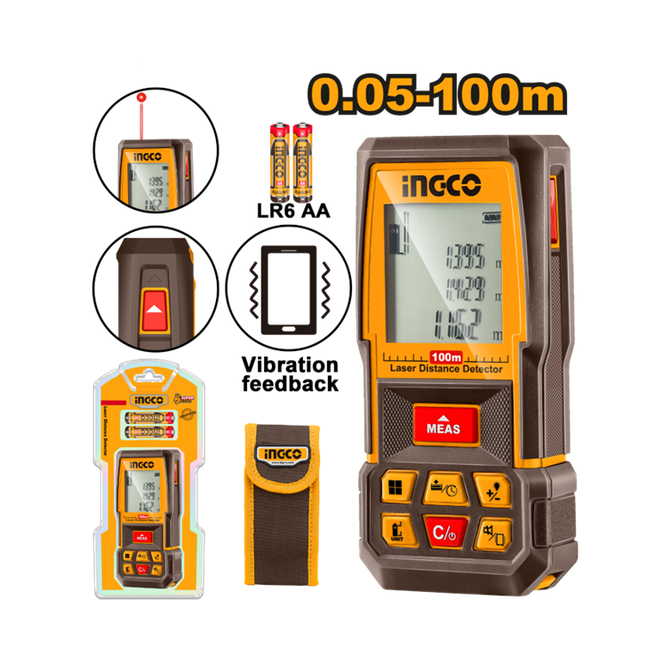 TRENA A LASER 0.05-100M INGCO HLDD1008