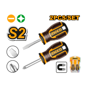 JOGO CHAVE DE FENDA E PHILIPS 38MM COM 2 PEÇAS HKSDS2228