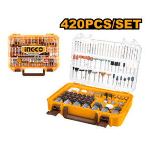 JOGO DE ACESSORIOS PARA MINI RETIFICA C/420PC - MARCA:INGCO - AKMG4208