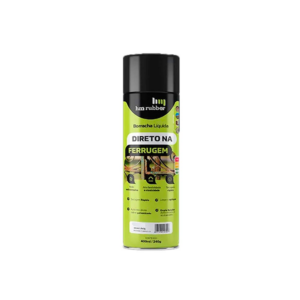 Borracha Líquida Spray Impermeabilizante Aerosol Hm Rubber PRETO